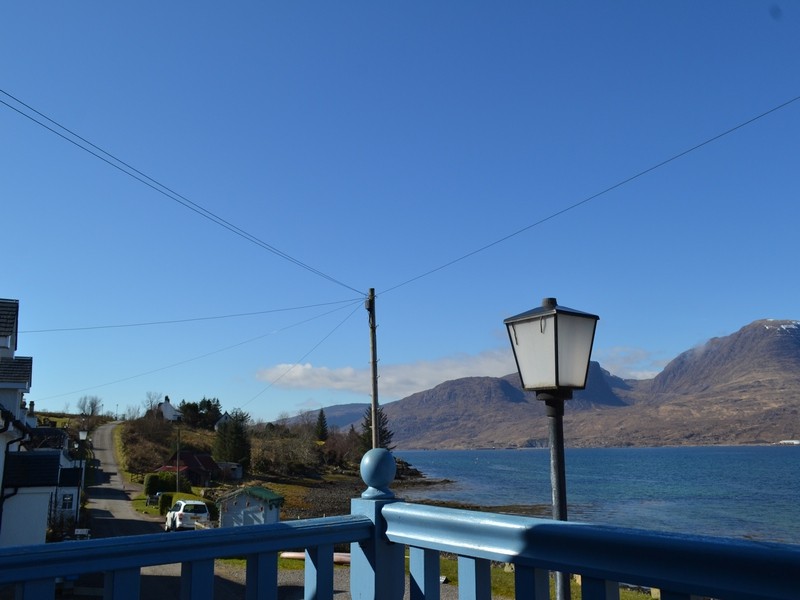 view to the west over loch kishorn